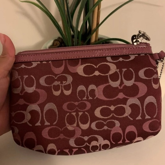 New Purple Coach Wristlet - Picture 2 of 4